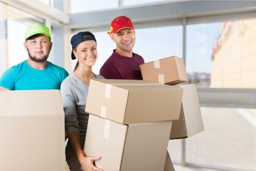 Professional small removals van in Romford for local household moves
