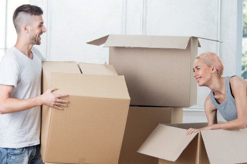 Business owner using mobile self storage in Romford for stock and equipment