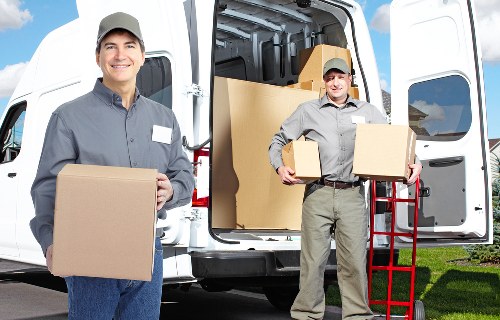 Renovation items safely stored for household storage in Romford